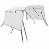 Tenda bimini s 4 luka i bočnim stijenkama 243x(200-213)x137 cm
