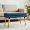 Dvojna klop Modra 80 x 40 x 47 cm Blago