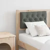 Uzglavlje Ostalo smeđe i tamnosivo 150 cm Masivna borovina