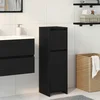 Kupaonski ormar Crni hrast 30 x 30 x 95 cm Konstruirano drvo