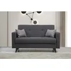 ATELIER DEL SOFA Sofa dvosed Polya Dark Grey