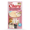 Inaba INABA Churu poslastice za mačke - Tuna s lososom - 4x14 g