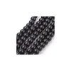 Biserne staklene perle 8 mm crna niska 90