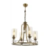 Opviq Luster AV 1597 4E, Metalni, Bronzana boja
