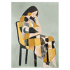 Slika z ročno naslikanimi elementi 70x100 cm Penelope – Styler