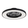 Rabalux Plafonjera sa ventilatorom Dalfon2, 72W, 54cm, 3000-6000K, Crno-bela