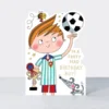 Rachel Ellen Čestitka Footy Mad Birthday Boy