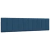 Vidaxl Vzglavna stranica modra 200 cm blago