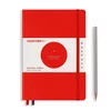 Notebook Medium (A5), Hardcover, Tačke, Bauhaus 100 crveni