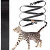 NASTAVLJIVA VODICA, spremenljiva dolžina, 300 cm, za mačke do 3 kg, 1,5 cm, ČRNE BARVE