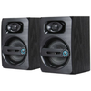 SPK-B23 Gembird Stereo zvucnici black Wood, 2.5 inch, 6W RMS (2 x 3W) USB pwr, volume control, 3,5mm