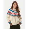 Napapijri Pulover D-Fiames NP0A892S Svetlo bež Regular Fit