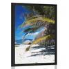 Plakat lepota plaže Anse Source - 30x45 no frame