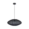 Luster na kablu KINU 1xE27/20W/230V, prečnik 50 cm, crne boje