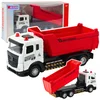 slomart LEAN TOYS Tovornjak damper, kovinska kabina, premična prikolica, luči, zvoki