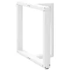 Noge za blagovaonski stol T-oblika 2 kom Bijele 80x35x(72-73) cm Čelik