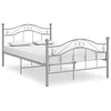 Okvir za krevet sivi metalni 120 x 200 cm