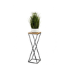 Stalak za cveće 70x24 cm crni/smeđi