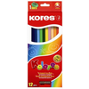 KORES barvice trikotne, 12 kos