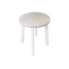 Tabure KUBE premer 36 cm bela/kremna