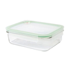 Rectangular food storage container, made from glass, 2000 ml, Air Typ