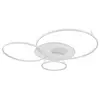 Globo 48466-70W-LED prigušiva plafonska svetiljka INVERTINA 70W/230V 105x26,5 cm srebrna + daljinski upravljač