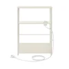 Songmics Stranska miza 3 police 18x45x58 cm bela