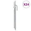Klinovi za šator V-oblika 24 kom 17 cm O 20 mm pocinčani čelik
