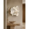 WallXpert 3D zidni ukras cvet od EVA pene DM0010, 50 x 50 cm, beli