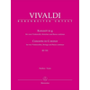 VIVALDI:CONCERTO FOR TWO VIOLONCELLOS,STRINGS AND BASSO CON.RV531 G-MOLL SCORE