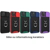 MCTR8-SAMSUNG S21 Ultra Futrola Magnetic Defender Silicone Red