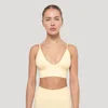 GymBeam Luma Sports Bra Butter Yellow