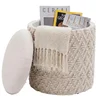Livetastic TABURE, tekstil krem barve