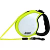 Doggo Pasji izvlečni povodec, neon rumen S (4 m) - 1 k.