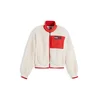 Tommy Jeans Jopa iz flisa živo rdeča/bela