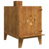 Štednjak za kampiranje 35x50x60 cm Corten čelik