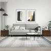 Greatstore Klubske mizice 2 kosa rjavi hrast 50x50x40 cm inženirski les