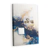 tulup.si Plošča iz plute Marmor absolutno 40x60 cm Kovinski zatiči