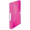 Leitz mapa s klapo in elastiko WOW, A4, pink