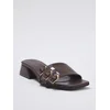 Trendyol Shoes Ženske papuče Takss25To00036, Smeđe