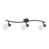 Rabalux Soma plafonska spot lampa sa tri sijalice crna 73093