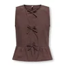 ONLY GIRLS Bluza  temno rjava