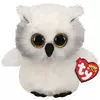 TY Beanie Boos AUSTIN - bela sova (15 cm) 36305