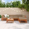 Set lounge namještaja za vrt 7 pcs Voštanosmeđa