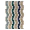 Modra ročno tkana volnena preproga 160x230 cm Cascade Wool – Flair Rugs