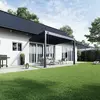 Bioklimatska pergola Antares — Stenska/3 x 3.6/Antracit/Ročni