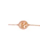 Zapestnica z obeskom, DEVICA, rose gold
