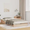 Krevetna konstrukcija Smeđa 80 x 200 cm Čvrsto borovo drvo
