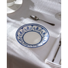 Madame Coco Duboki tanjir Reve Bleu, 20 cm, Plavo-beli