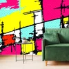 Tapeta mladosten pop-art - 196x132